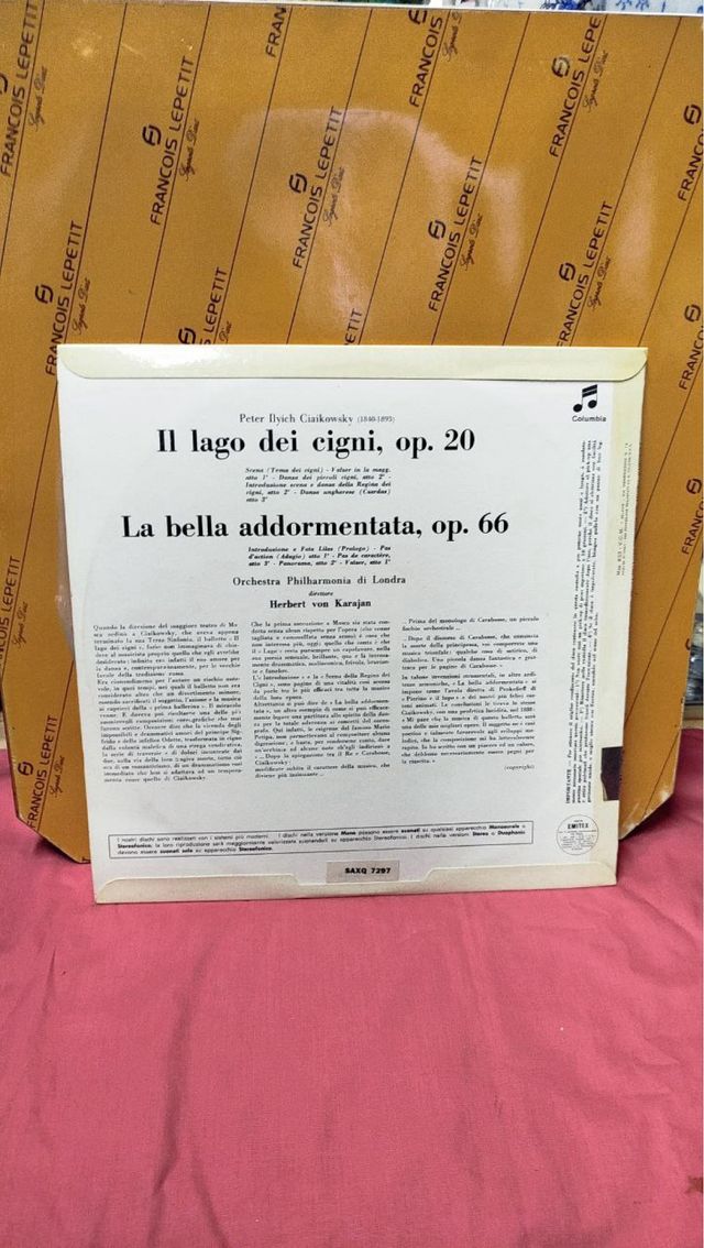 LP Vinile Ciaikovsky - Il Lago dei Cigni