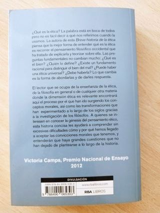 Breve historia de la ética