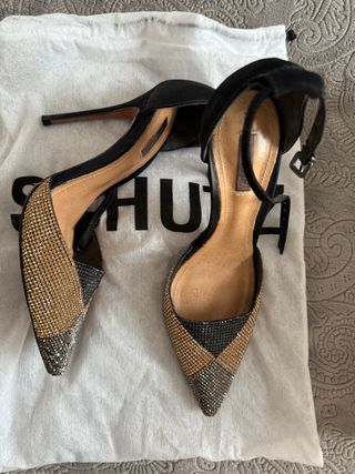 Zapatos schutz cristales esvaroski