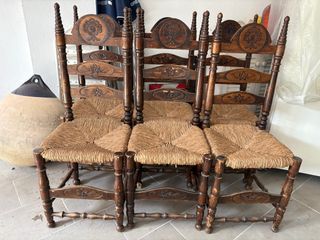 6 Sillas Comedor Madera Rústicas
Precio por pack