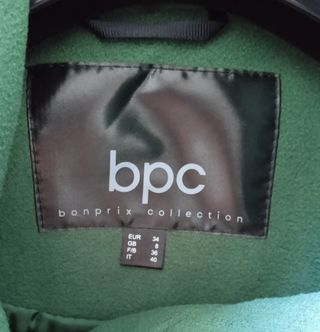 Cappotto verde Bonprix S