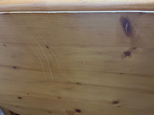 Mesa madera de pino extensible