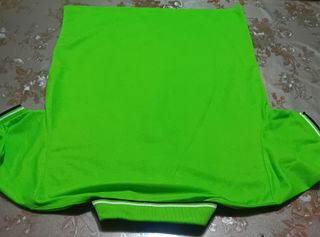 Polo Foglie Rosse Verde M