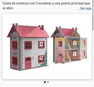 Casita Muñecas Madera Lidl - 2 Escaleras