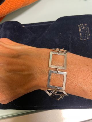 Braccialetto argento 925 - composizione a Quadri