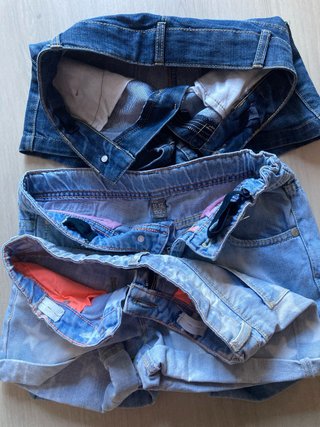 Shorts cortos niña 11-12 años Tejanos y colores