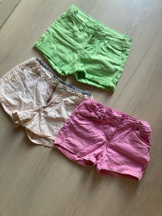 Shorts cortos niña 11-12 años Tejanos y colores