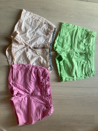 Shorts cortos niña 11-12 años Tejanos y colores