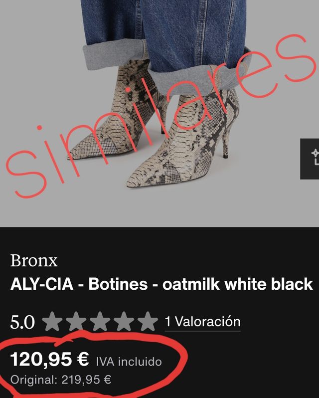 Botas Stradivarius com estampa animal 38 para mulher