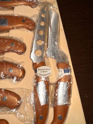 Custodia valigia Blumenthal & Wise con 9 pezzi