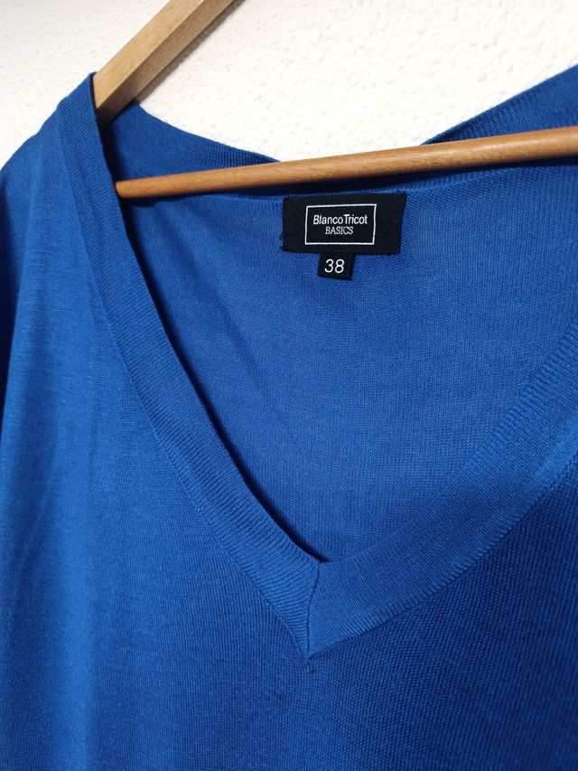 Suéter azul verano - Talla 38