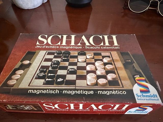 Scacchi magnetici vintage Schmidt