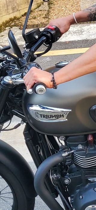 Emblemas deposito Triumph Boneville
