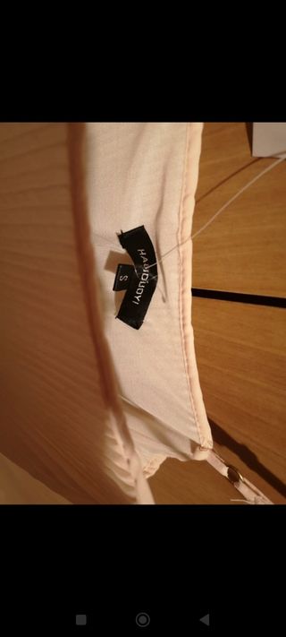 Vestito albicocca plissettato