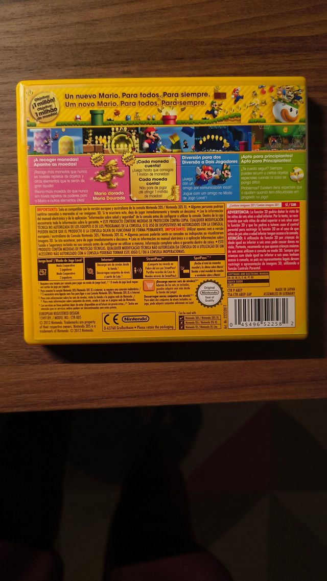 New super Mario Bros 2 DS PAL ESP.