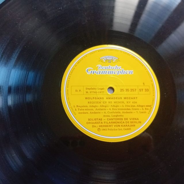 Vinilo Mozart Requiem - Karajan