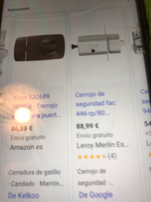 5 Cerrojos von llave ABUS. Precio negociable.