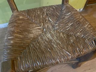 4 sillas madera rústica