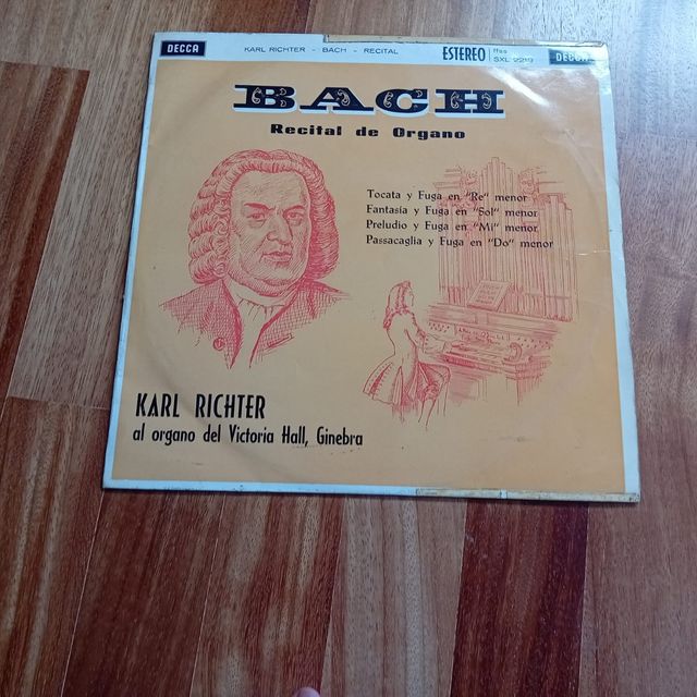 Vinilo Karl Richter - Bach Órgano