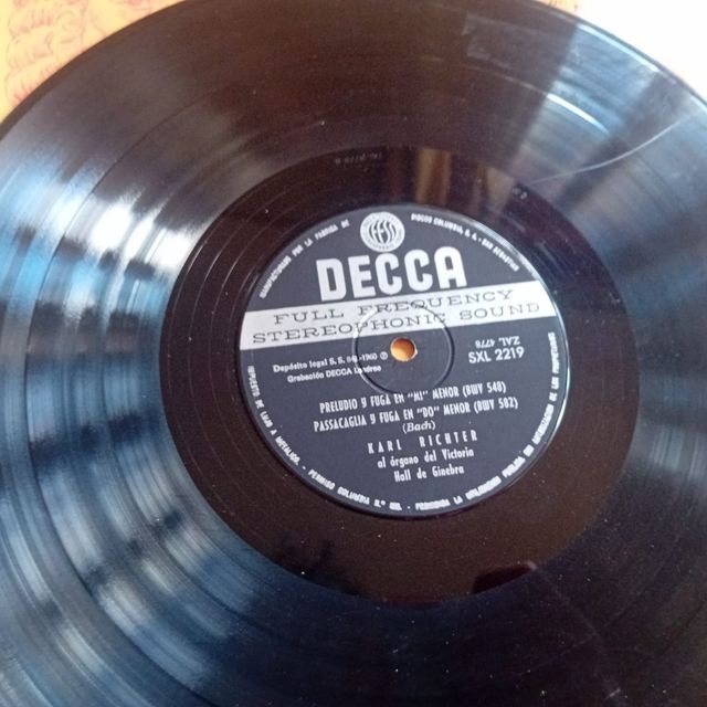 Vinilo Karl Richter - Bach Órgano