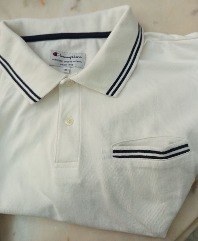 Polo Champion tg S bianco