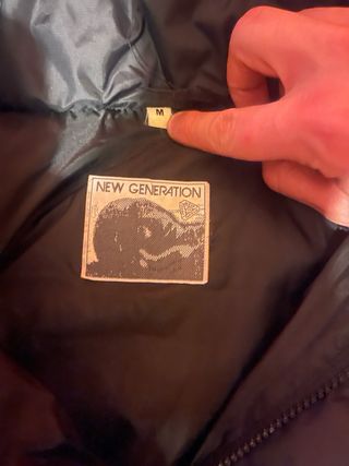 Piumino lungo vintage New Generation Tg. M