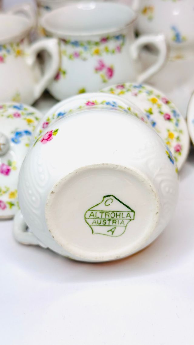 Altrohla Austria - Vajilla para postre - Porcelana