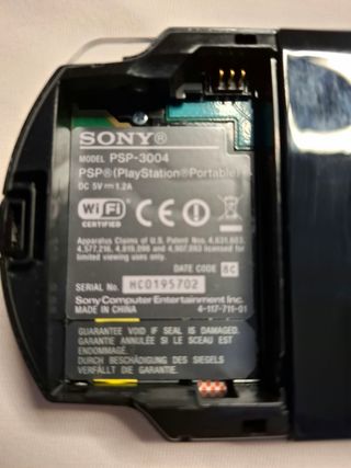 PSP 3004 Sony 