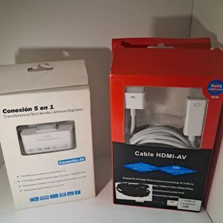 Kit de 5 en 1 + Hdmi para ipod