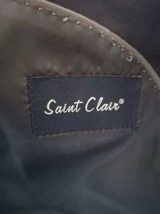 Traje azul marino hombre.