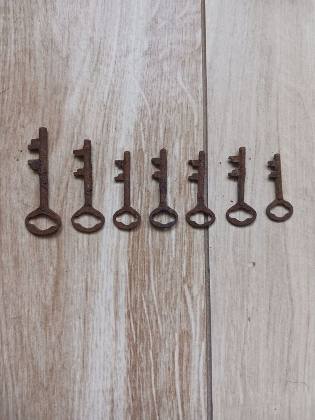 7 Chiavi Antiche Arrugginite