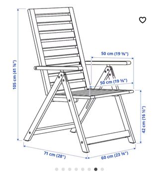 Silla Plegable Ikea de Madera