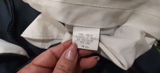 Camisa franela cuadros azul-blanca