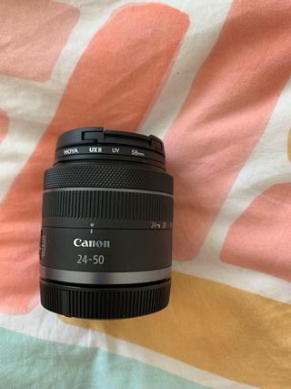 Objetivo Canon RF 24-50mm + Filtro Hoya