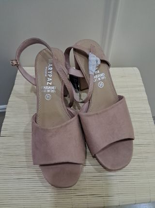 Sandalias y zapatos tacón de mujer 