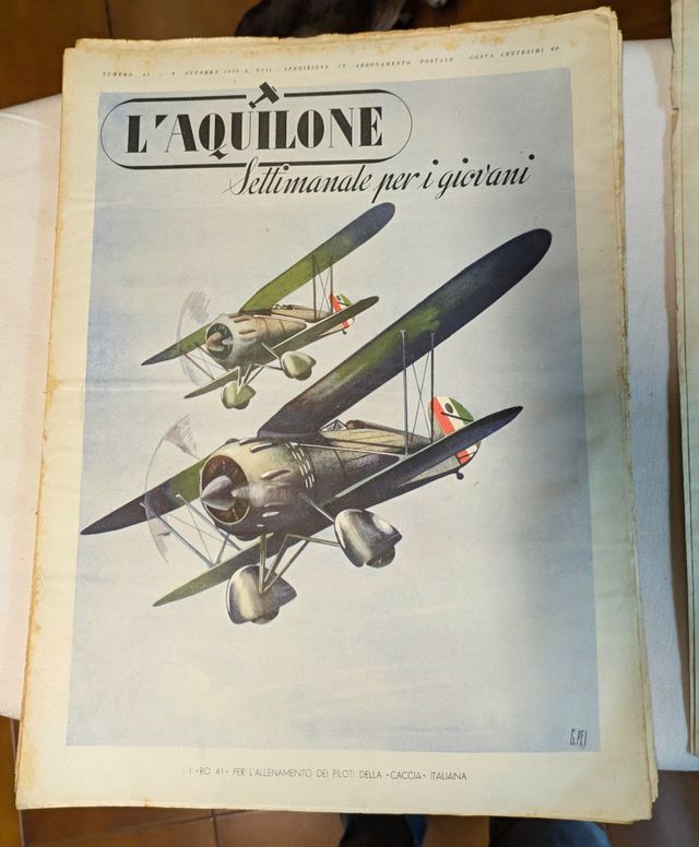 L'aquilone Settimanale 1939 -11 pezzi Rarissimi 