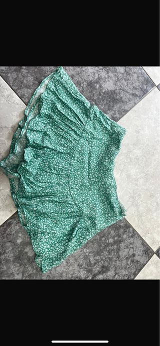 Falda pantalón corta verde