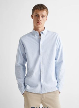 Camisa Oxford MANGO azul - XS  niño de 12-13 años