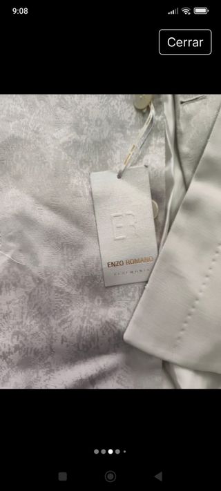 Conjunto ceremonia chaqueta chaleco y fajin