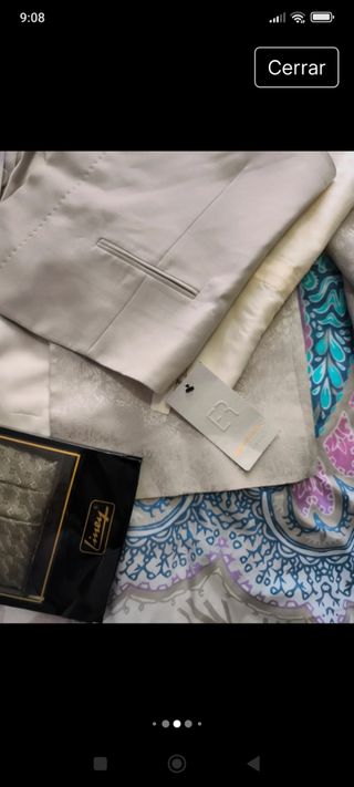 Conjunto ceremonia chaqueta chaleco y fajin