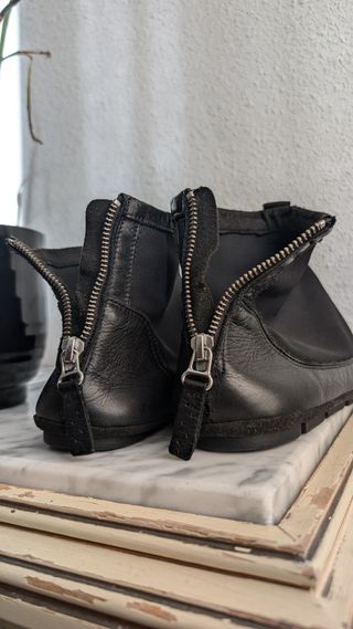 Botines Clarks negros mujer