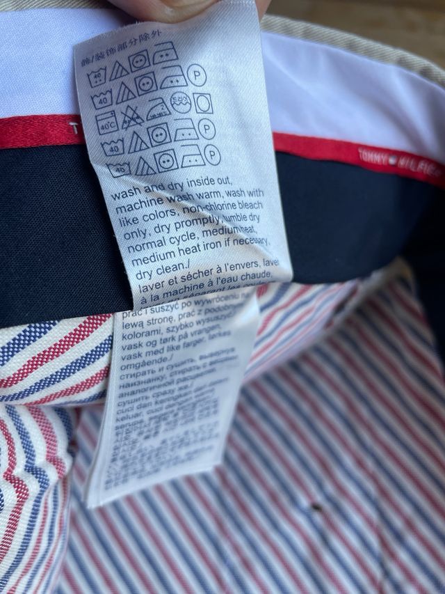 Pantaloni Tommy Hilfiger Beige