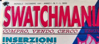 Rivista specialità in Swatch SWATCHMANIA 1991 n.1