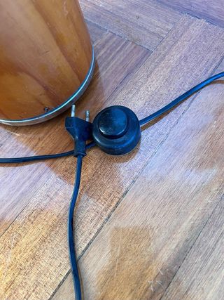 Cuerpo lámpara pie madera 102 cm vintage