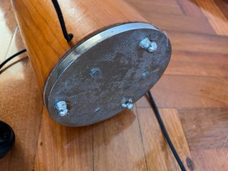 Cuerpo lámpara pie madera 102 cm vintage
