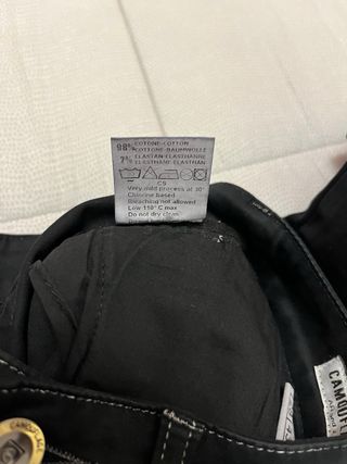 Pantaloni neri Camouflage