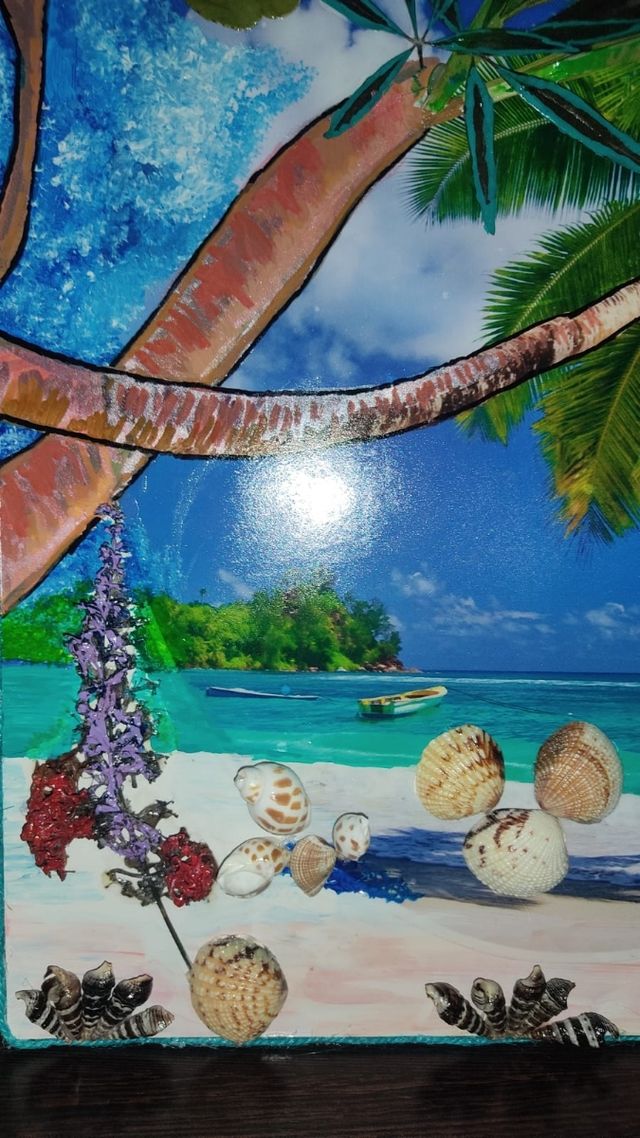 Liquidacion 2 Lienzos marinos únicos en relieve