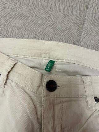 Pantaloni panna United Colors of Benetton