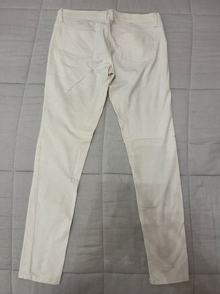 Pantaloni panna United Colors of Benetton