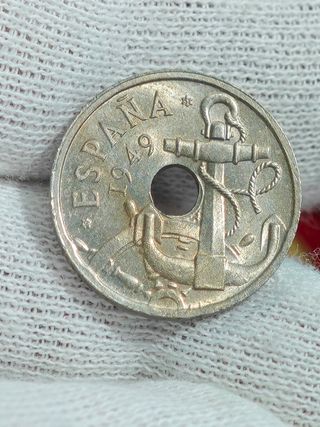 Moneda 50 Céntimos España Variante